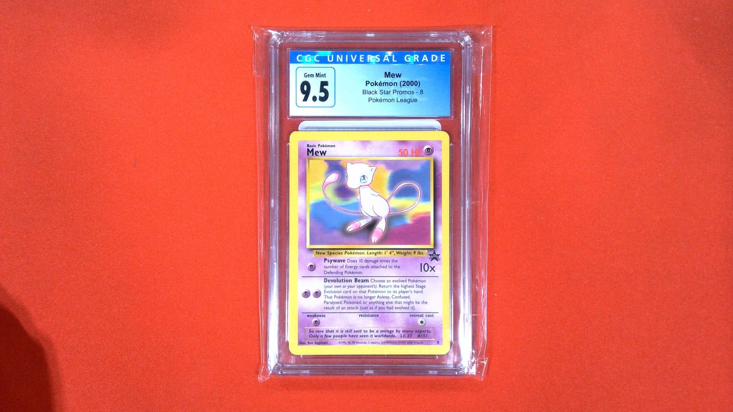 Mew #8 Promo CGC 9.5 - 4268359087