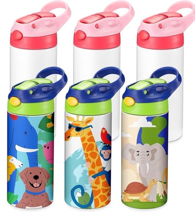 Kids 20oz water bottle with printing