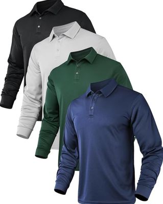 Dry Fit Shirt Long Sleeve Polo