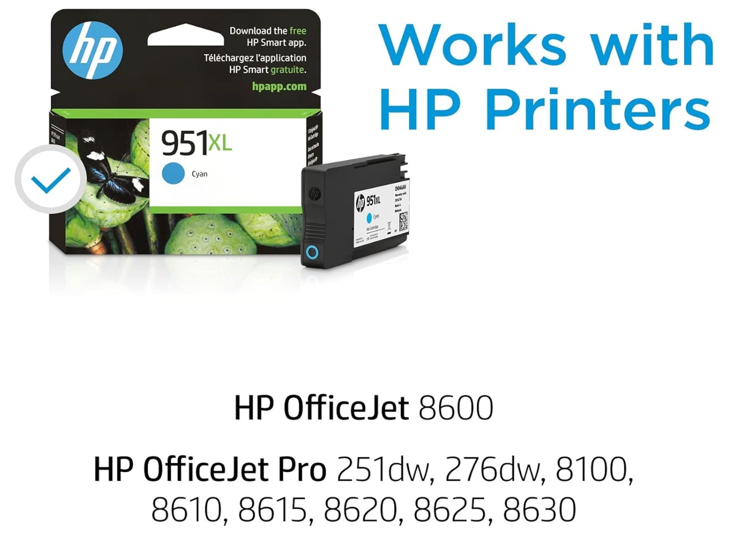 HP Cartridge - 951 XL Cyan