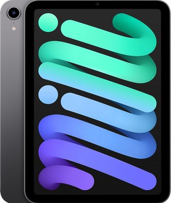 Apple iPad Mini (6th Generation): A15 Bionic, 8.3-inch Liquid Retina Display, 64GB, Wi-Fi 6, 12MP front/12MP Back Camera, Touch ID, All-Day Battery Life – Space Gray