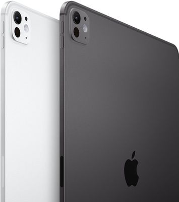 Apple iPad Pro 13-Inch (M4): Built for Apple Intelligence, Ultra Retina XDR Display, 256GB, 12MP Front/Back Camera, LiDAR Scanner, Wi-Fi 6E, Face ID, All-Day Battery Life — Silver