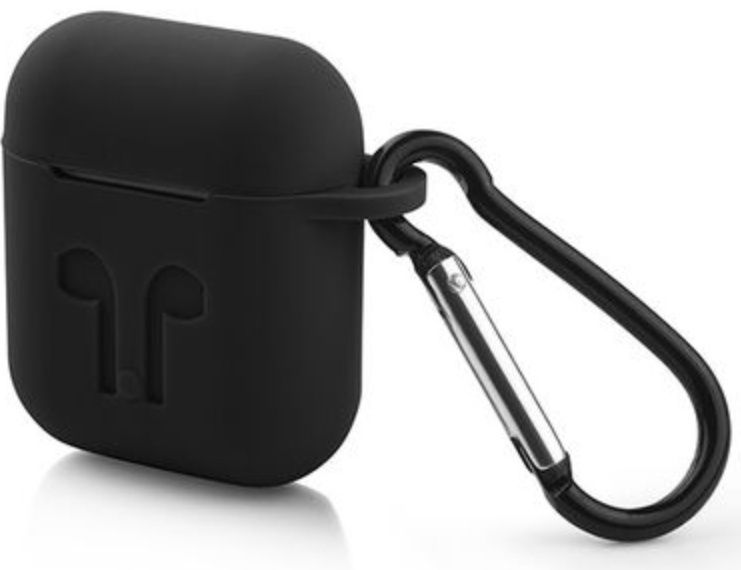 Air Pods Case - Silicon, COLORS: Black