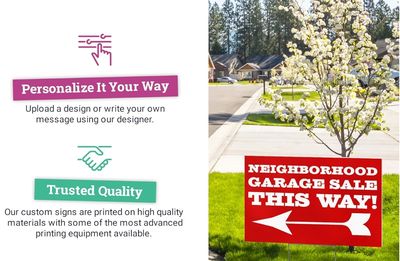 Customized Yard Sign