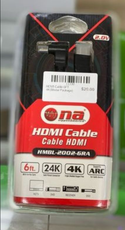HDMI Cable 6FT 4K(Blister Package)