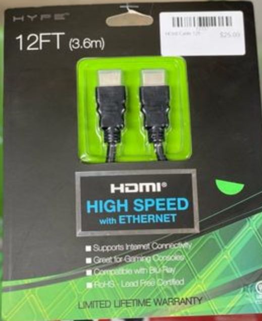HDMI Cable 12ft