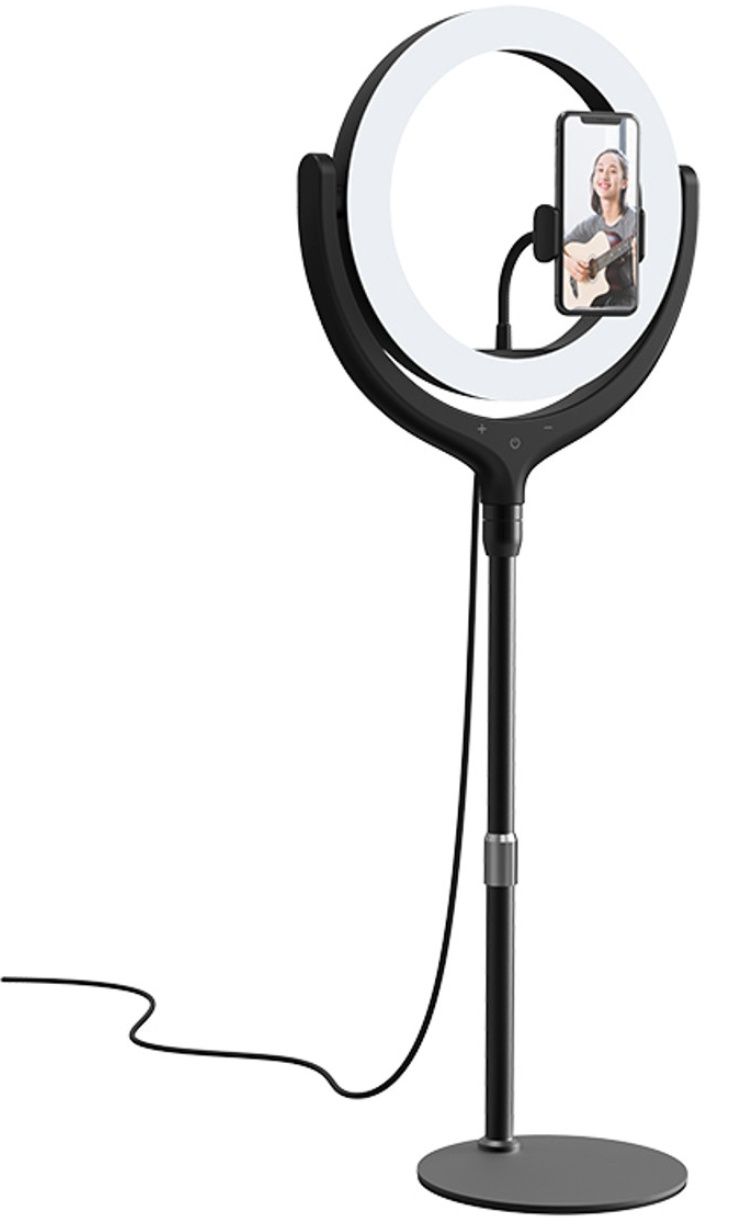 Devia Ring light - 12&quot;, COLORS: Black