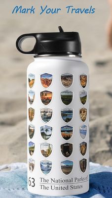 Adults 32oz water bottle with printing