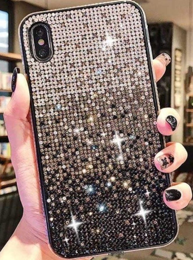 Phone Case - Fancy, Phone Model: iPhone XR, COLORS: Black