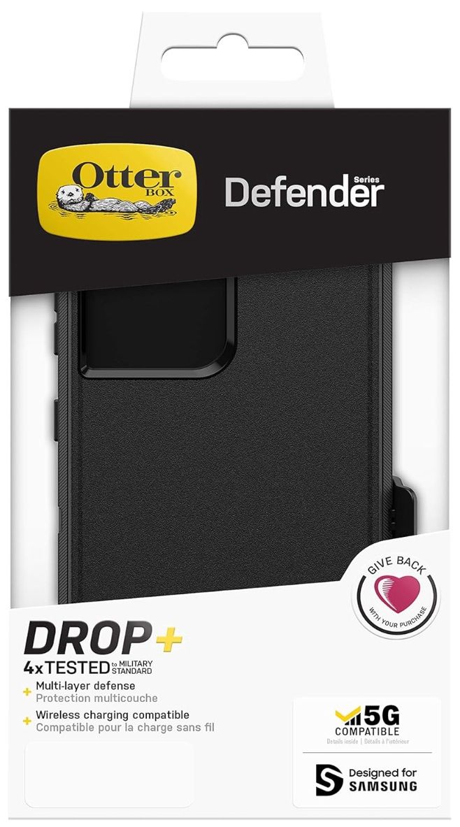 Phone Case- Defender, Phone Model: Samsung Galaxy S21 Ultra, COLORS: Black