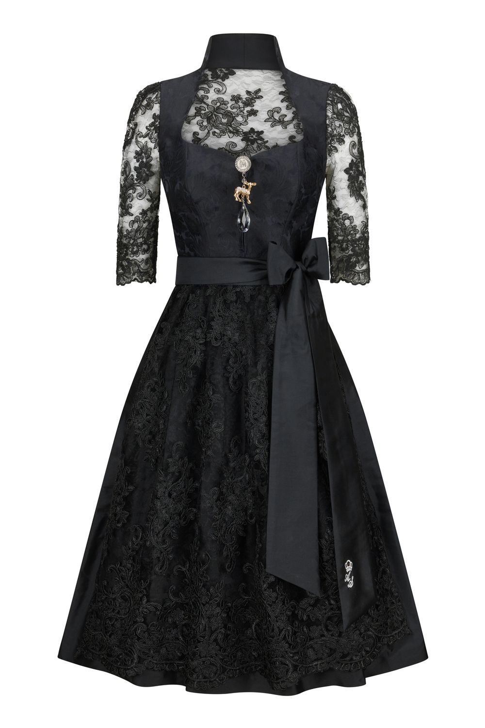 Dirndl „Black Magic 3/4-Arm“