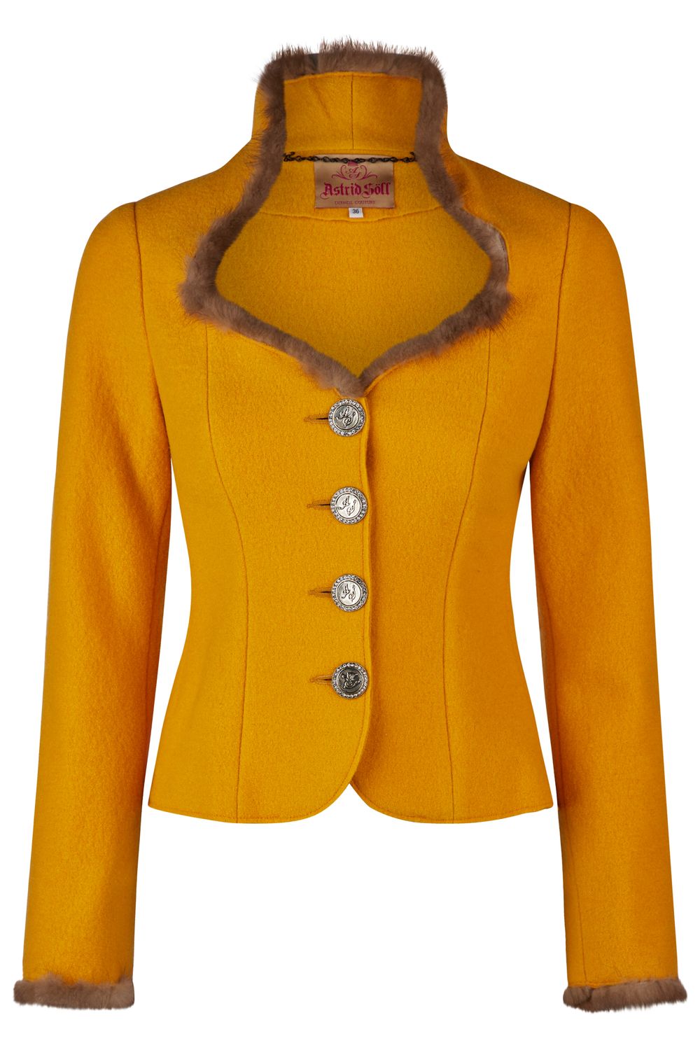 Jacke &quot;Lara&quot; senfgelb