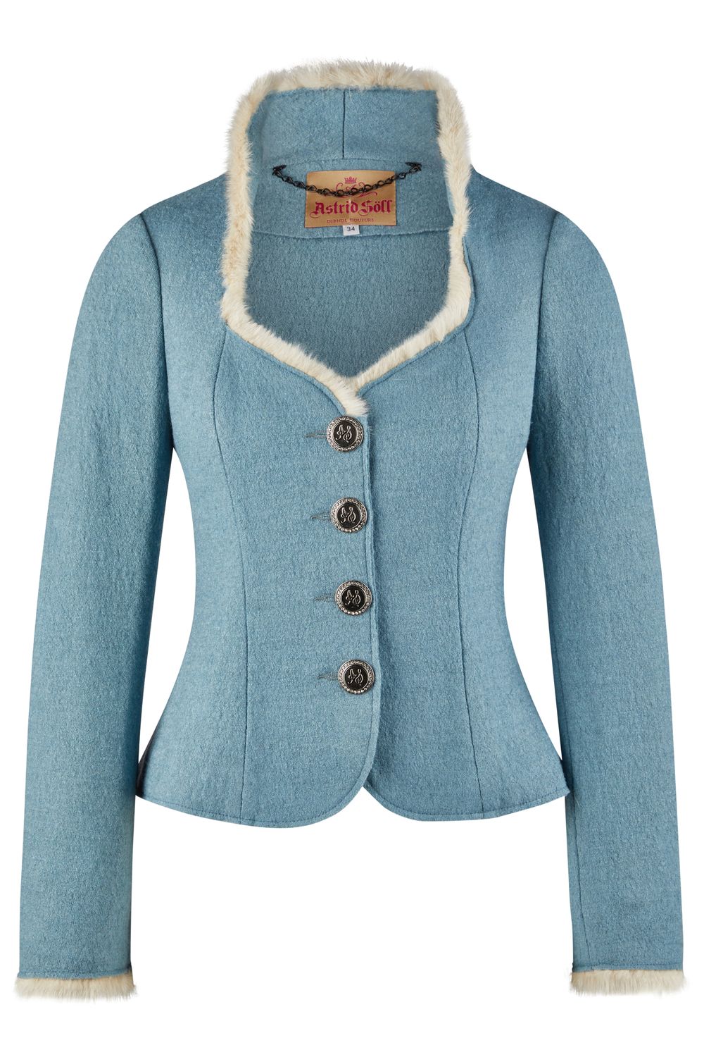 Jacke &quot;Lara&quot; taubenblau