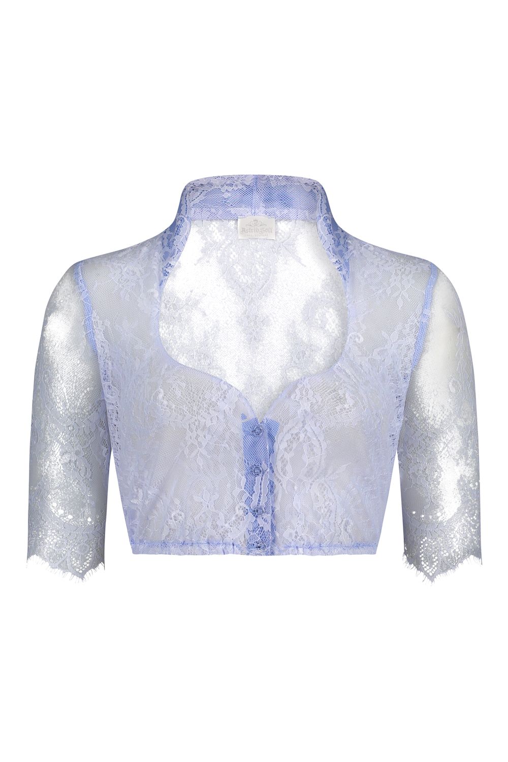 Spitzenbluse &quot;Betti&quot; blau
