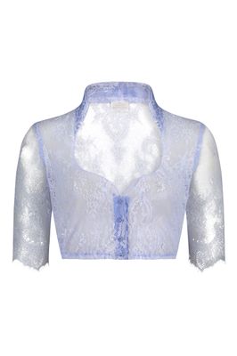 Spitzenbluse „Betti“ 3/4-Arm blau