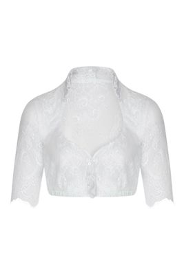 Spitzenbluse „Betti“ 3/4-Arm offwhite