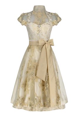 Dirndl „Golden Girl“ mit Spitzenrücken