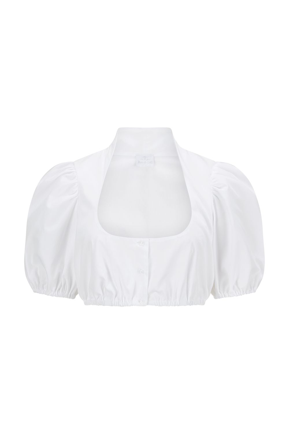 Baumwollbluse &quot;Arabella&quot; weiß