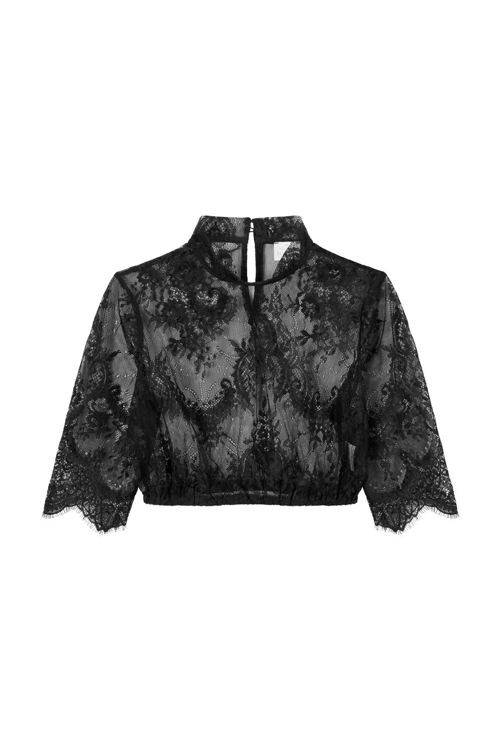 Spitzenbluse &quot;DANA&quot; 3/4-Arm schwarz