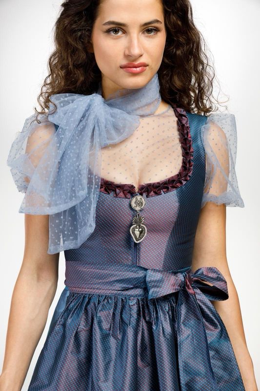 Schluppenbluse „Greta“ kurzarm