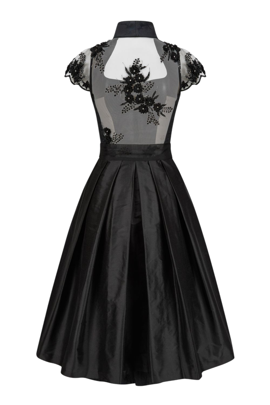 Dirndl „Black Magic“ mit Spitzenrücken
