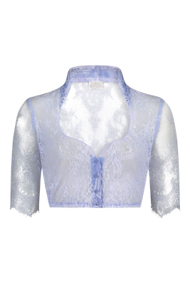 Spitzenbluse „Betti“ 3/4-Arm blau