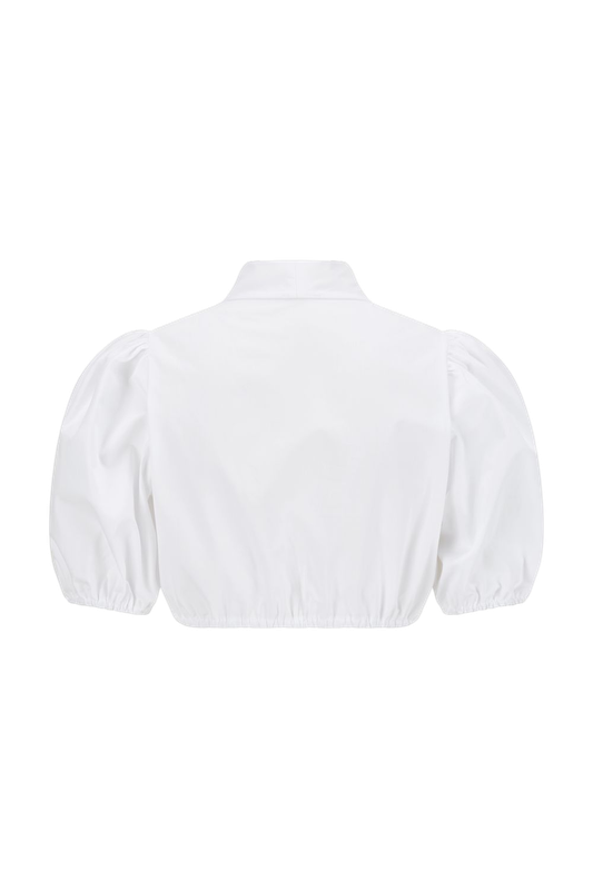 Baumwollbluse „Arabella“ weiß
