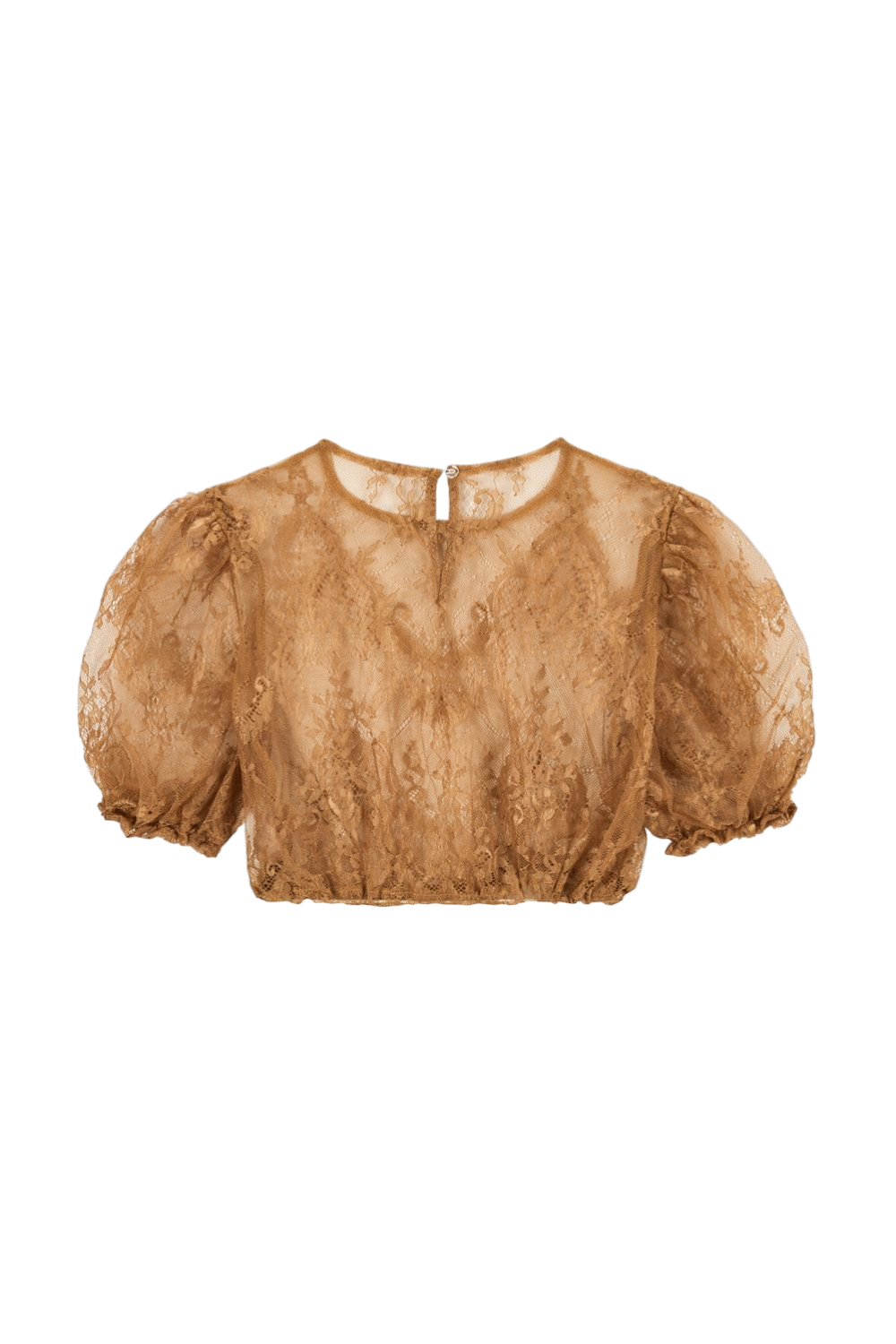 Spitzenbluse „Arabella“ braun