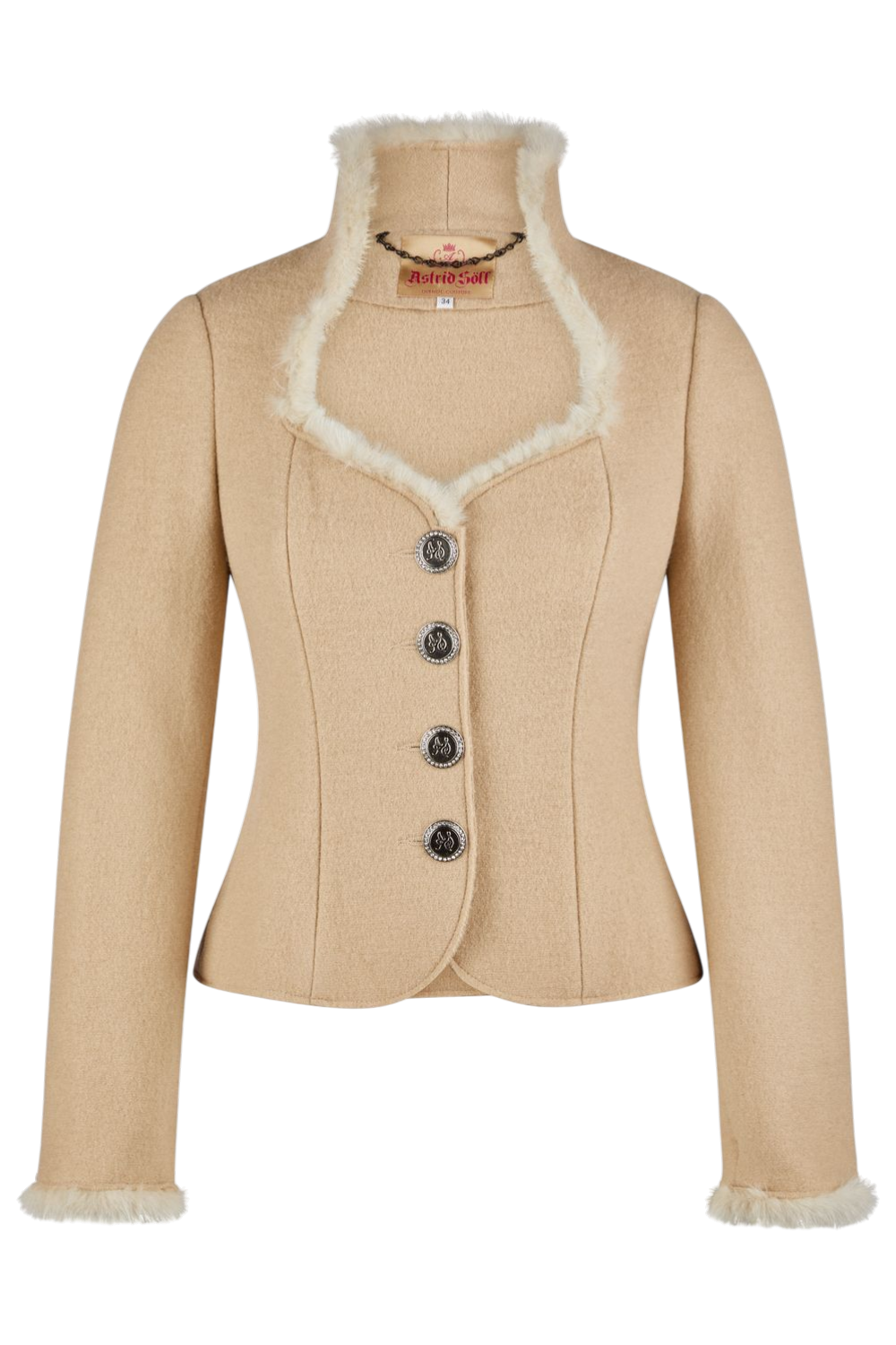 Jacke „Lara“ dunkelbeige