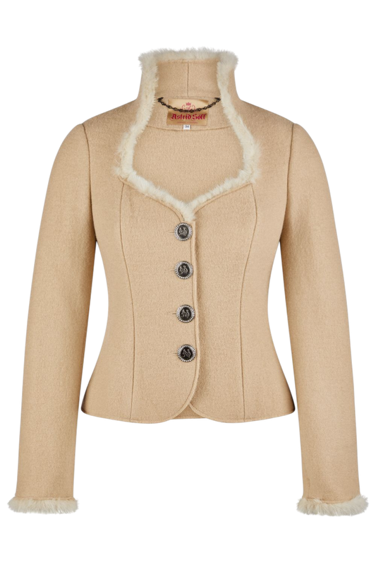 Jacke „Lara“ dunkelbeige