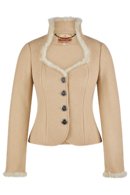 Jacke „Lara“ dunkelbeige Jacke „Lara“ dunkelbeige