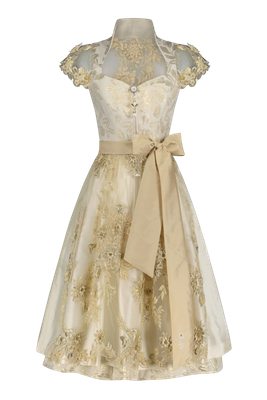 Dirndl „Golden Girl“ mit Spitzenrücken