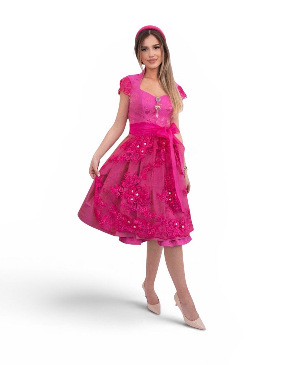 Dirndl „Annabelle pink“