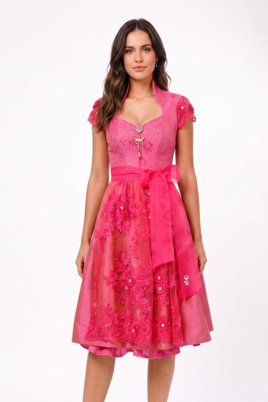 Dirndl „Annabelle pink“