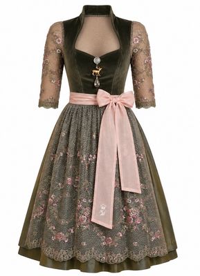 Dirndl „Nathalia“ mit Spitzenrücken