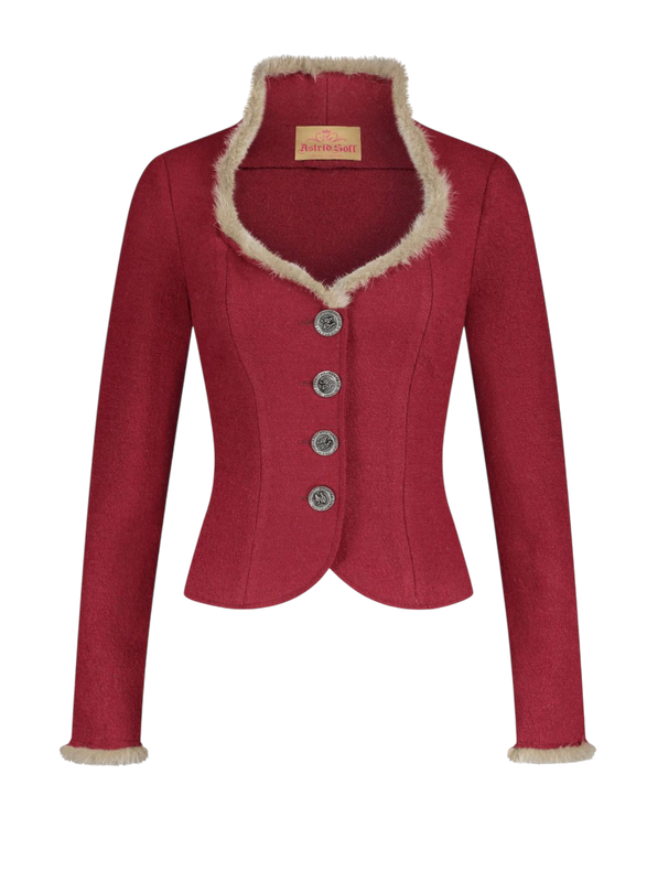 Jacke „Lara“ bordeaux 