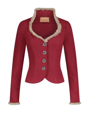 Jacke „Lara“ bordeaux 