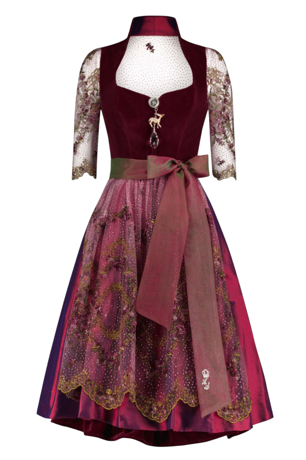 Dirndl „Maria“ mit Spitzenrücken