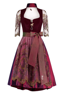 Dirndl „Maria“ mit Spitzenrücken