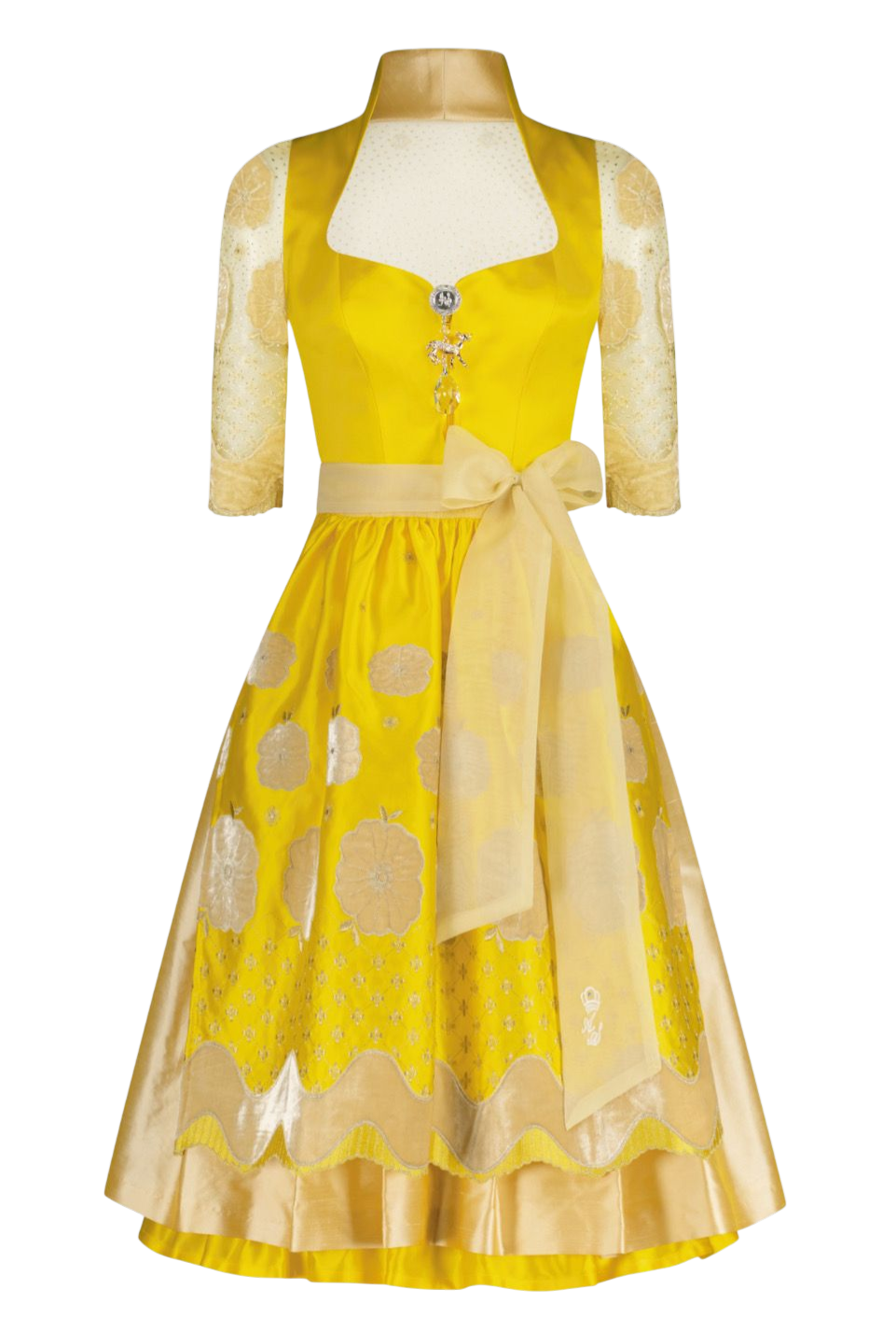 Dirndl „Evita“ mit Spitzenrücken 