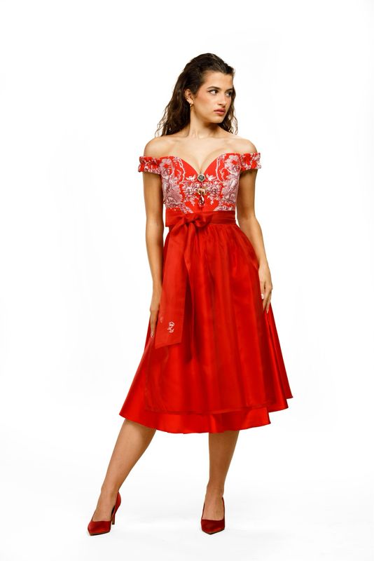 Dirndl „Antoinette“  Rot