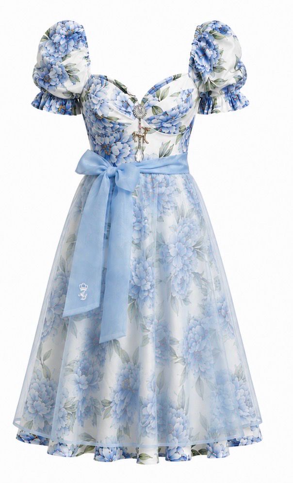 Dirndl „Elodie“ - Blau