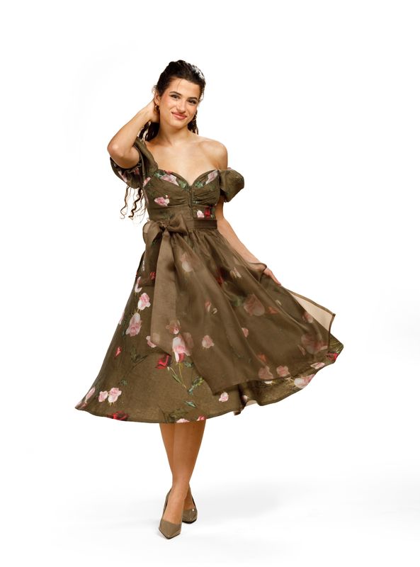 Dirndl „Rosenzauber“ - verde