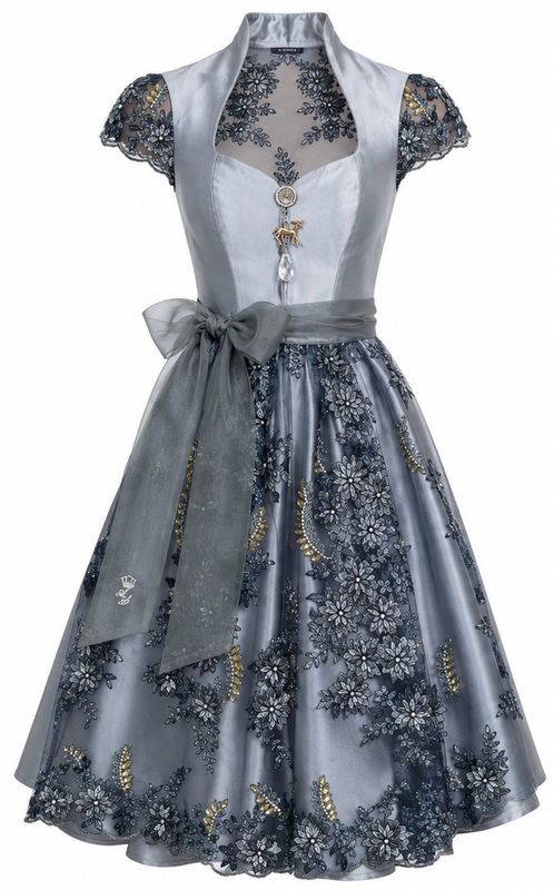 Dirndl „Dusty rose“ - Ice Blue