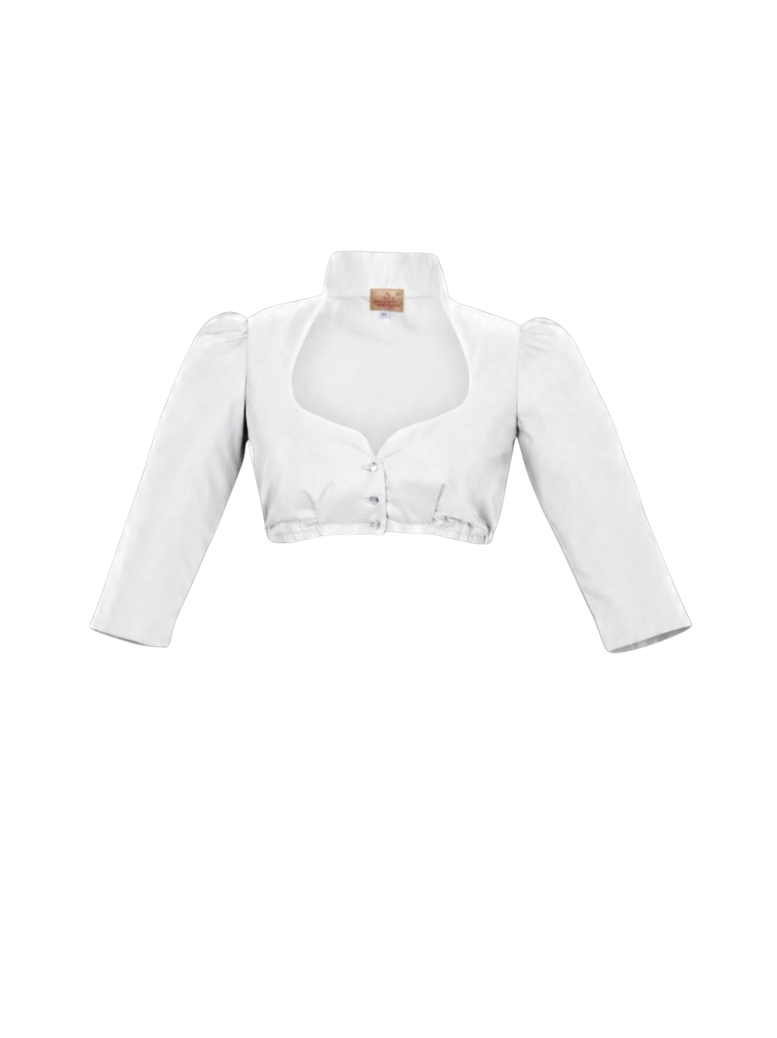 Baumwollbluse „Betti“ 3/4-Arm offwhite