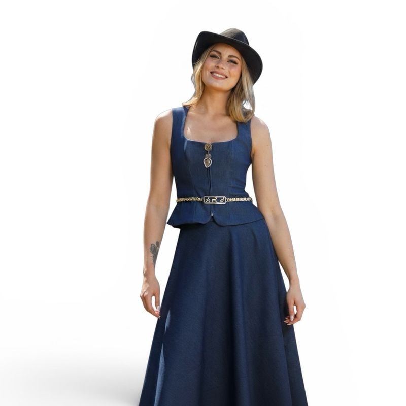 Corsage „Manon“ mit abknöpfbarem Arm