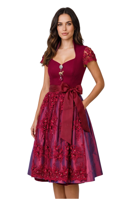 Dirndl „Erika“ mit Spitzenrücken