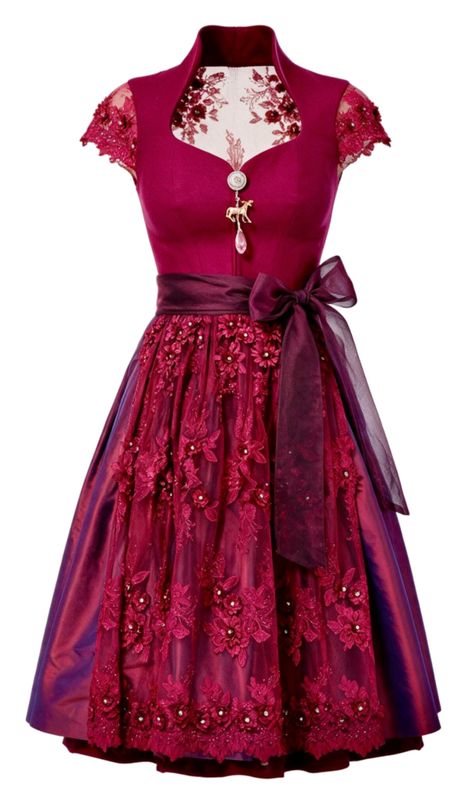 Dirndl „Erika“ mit Spitzenrücken