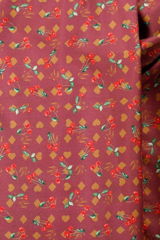 Seidentuch „Cerise Rouge“