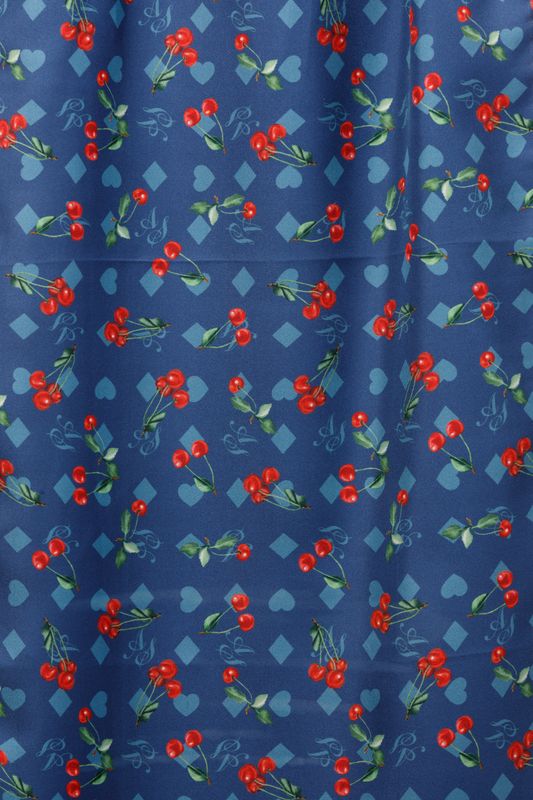 Seidentuch „Cerise Bleu“